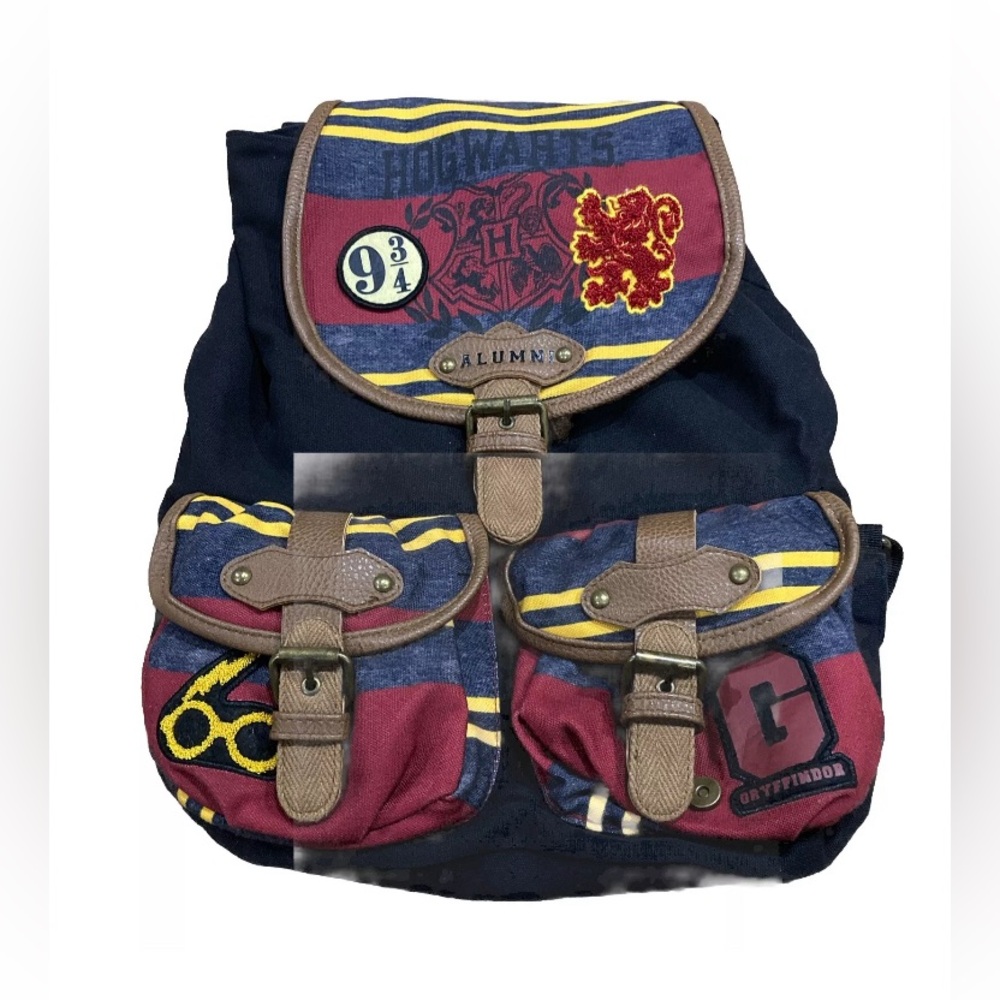 Harry Potter Hogwarts Gryffindor Backpack Alumni Satchel Tote Bag